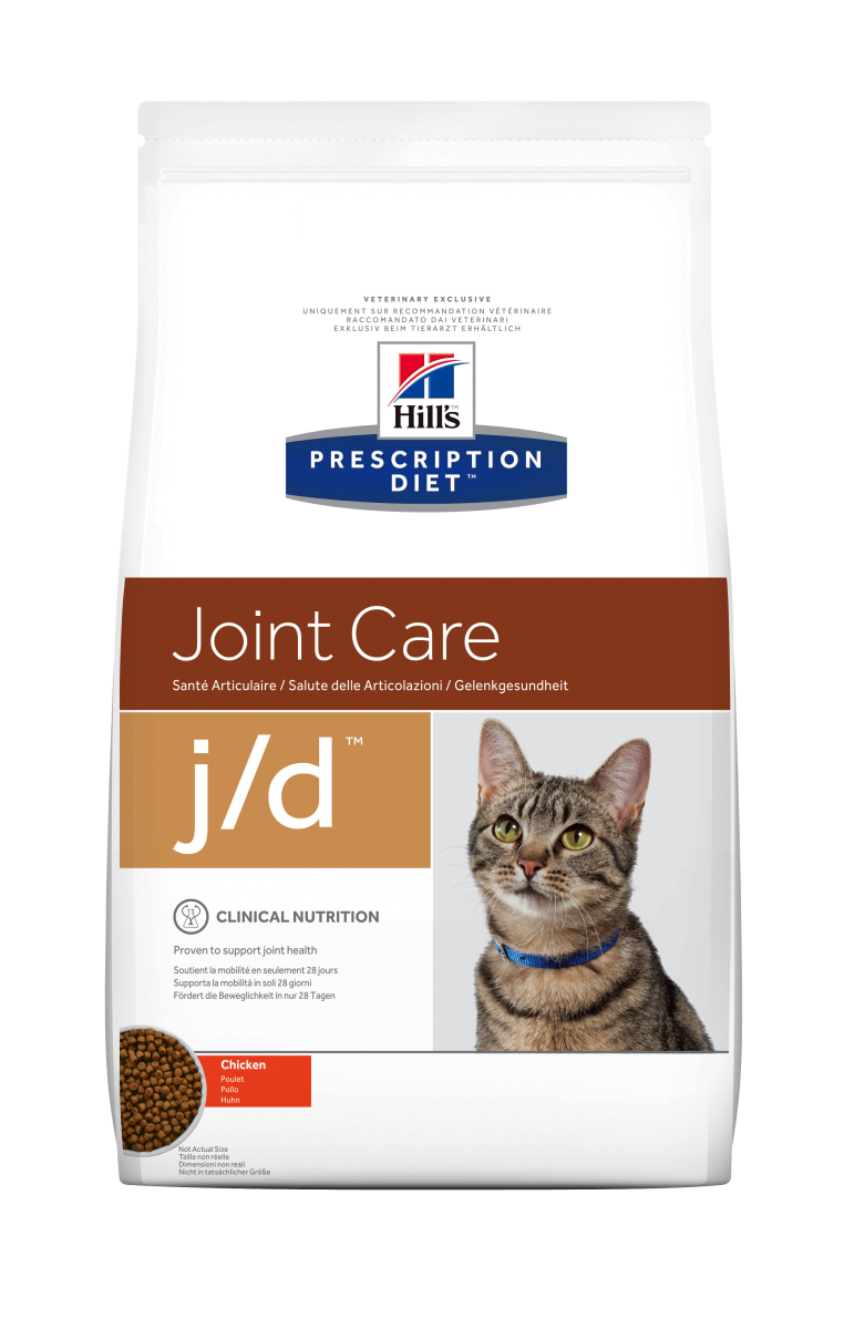HILL'S PRESCRIPTION DIET J/D DIGESTIVE CARE – лікувальний сухий корм для котів при захворюваннях суглобів