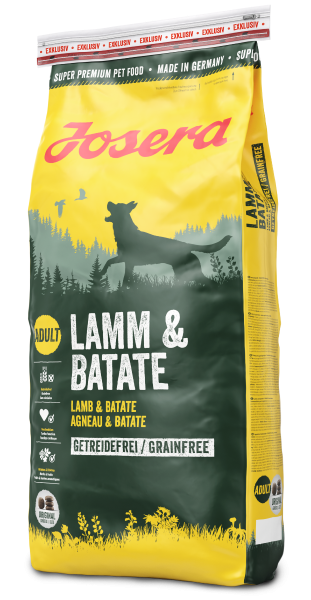 JOSERA LAMM & BATATE – сухой корм с ягненком и бататом для взрослых собак всех пород