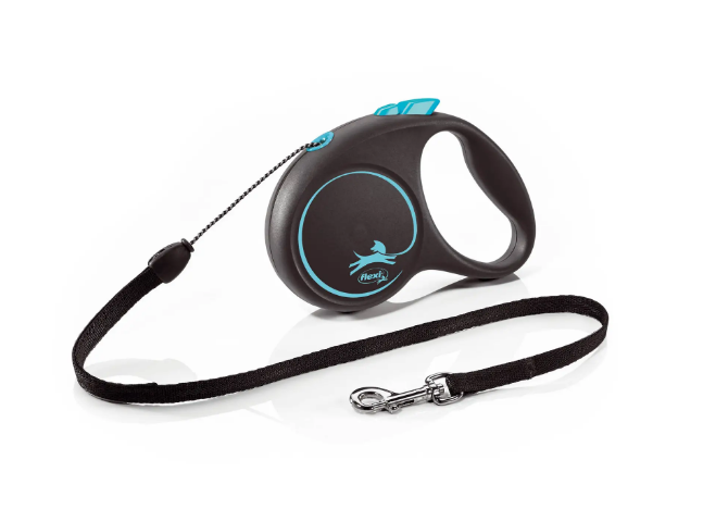 Flexi Black Design S повідець-рулетка для собак вагою до 12 кг
