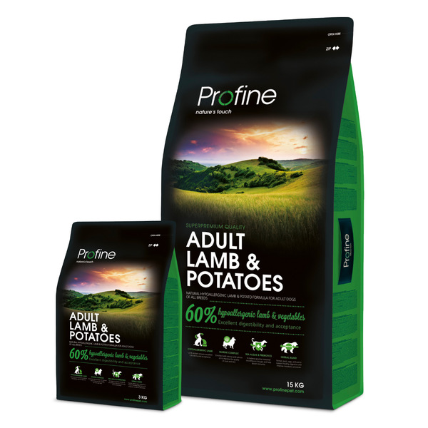 Profine Adult Lamb & Potatoes – cухой корм для взрослых собак с ягненком и картофелем 