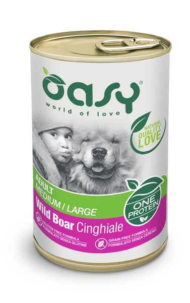 OASY OAP Adult Medium/Large дикий кабан  - паштет для взрослых собак средних и больших пород