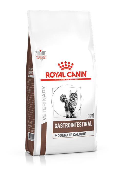 ROYAL CANIN GASTRO INTESTINAL MODERATE CALORIE FELINE – лечебный сухой для взрослых котов при нарушении пищеварения