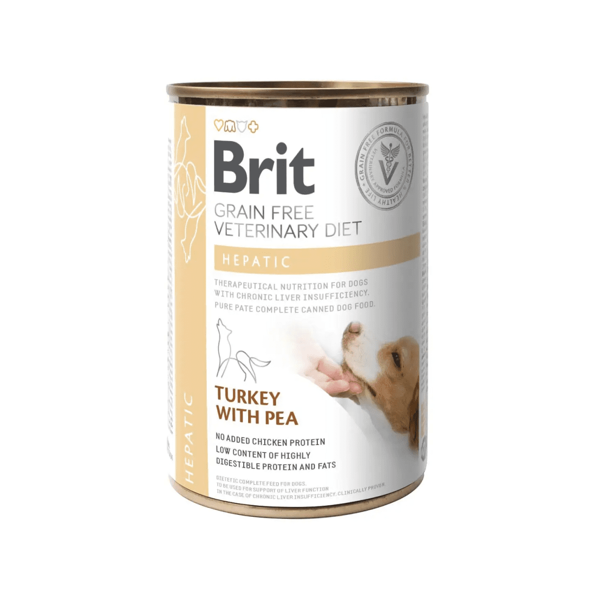 Brit VetDiets Hepatic – вологий корм для собак із захворюванням печінки