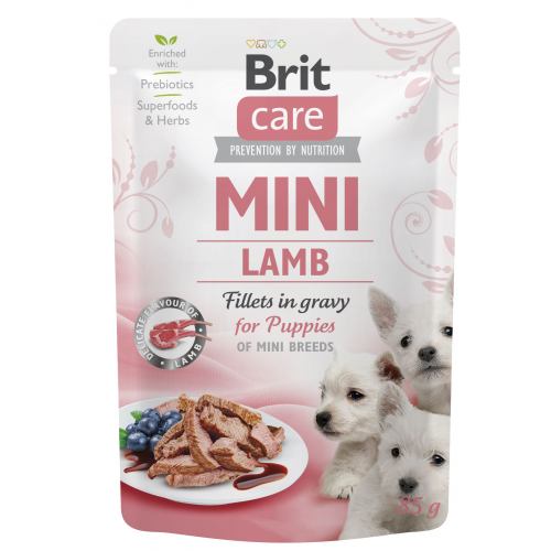 Brit care Mini Lamb  for puppies філе в соусі з ягням, для цуценят