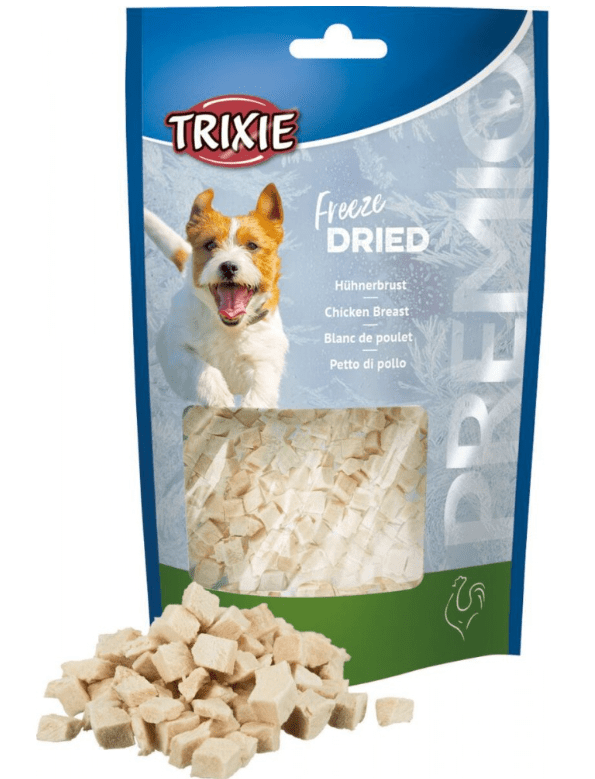 Trixie Premio Freeze Dried – ласощі Кубики з курячою грудкою для собак