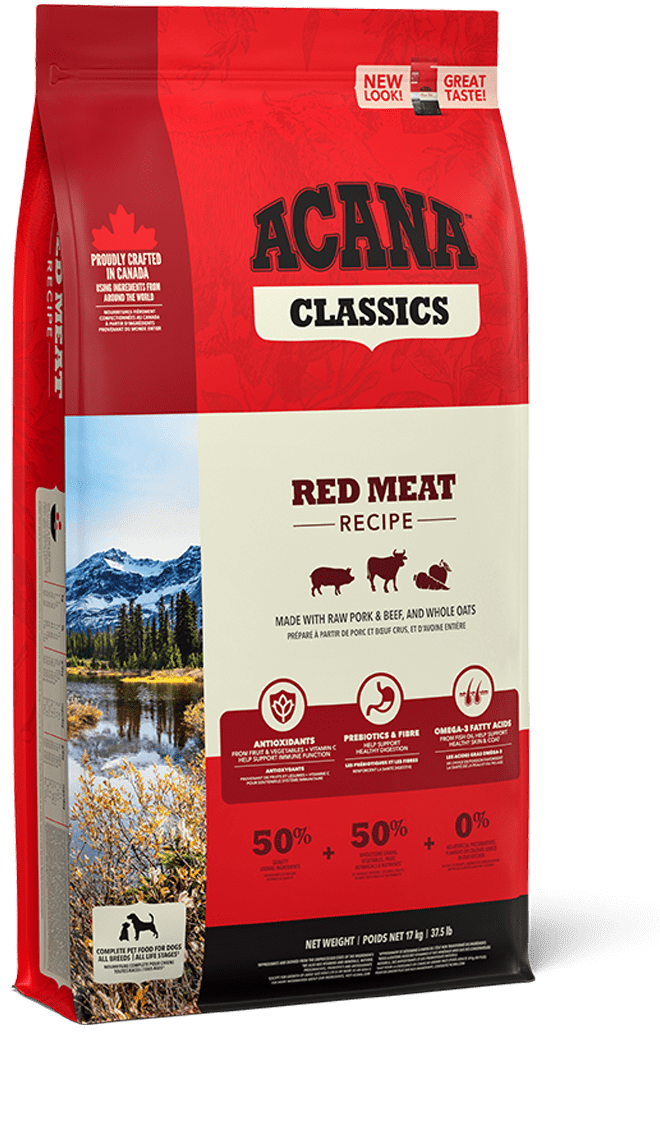 ACANA Red Meat Recipe– сухой корм с мясом для собак всех пород и стадий жизни 
