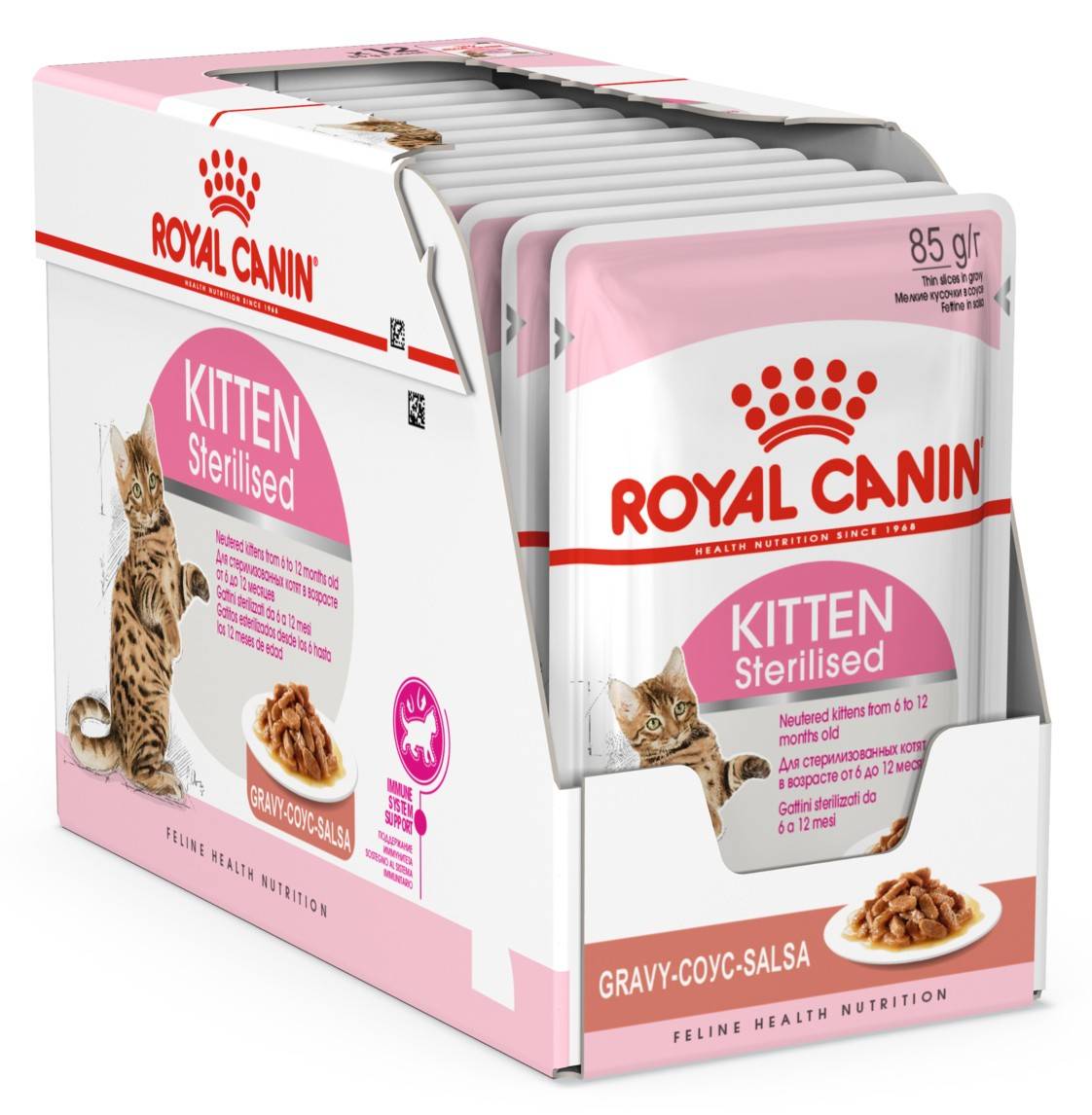 ROYAL CANIN KITTEN STERILISED in gravy – вологий корм для стерилізованих кошенят віком від 6 до 12 місяців