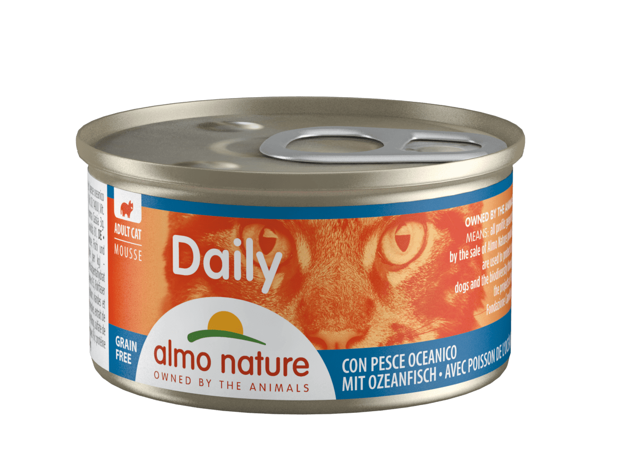 Almo Nature "Daily Menu" Oceanic Fish – консервы для кошек с океанической рыбой