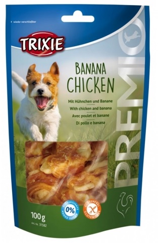 Trixie Premio Banana Chicken – лакомство с курицей и бананом для собак