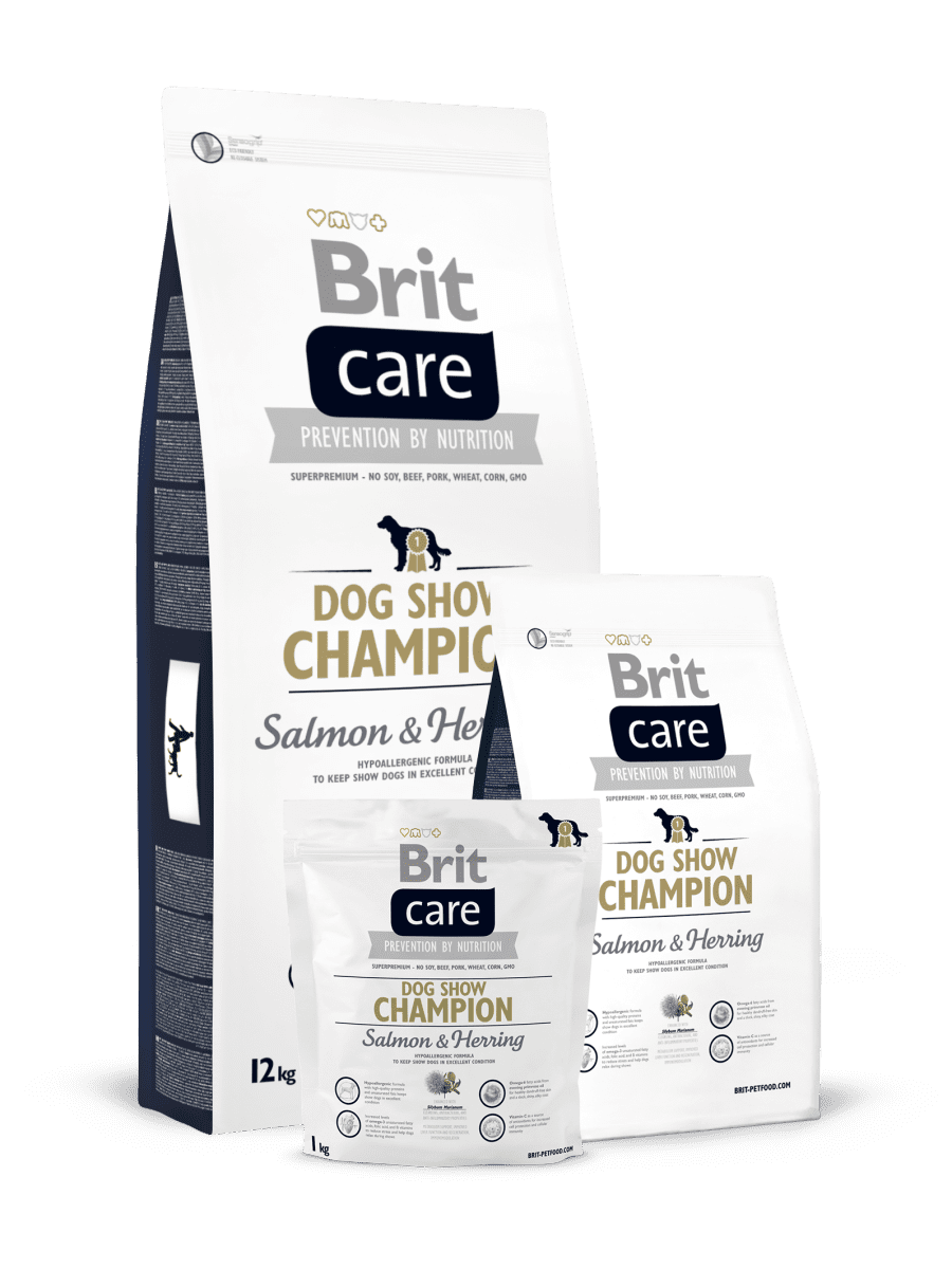 BRIT CARE DOG SHOW CHAMPION – сухий корм для підтримки форми дорослих виставкових собак