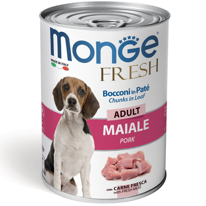 MONGE FRESH PORK – консервы со свининой для собак