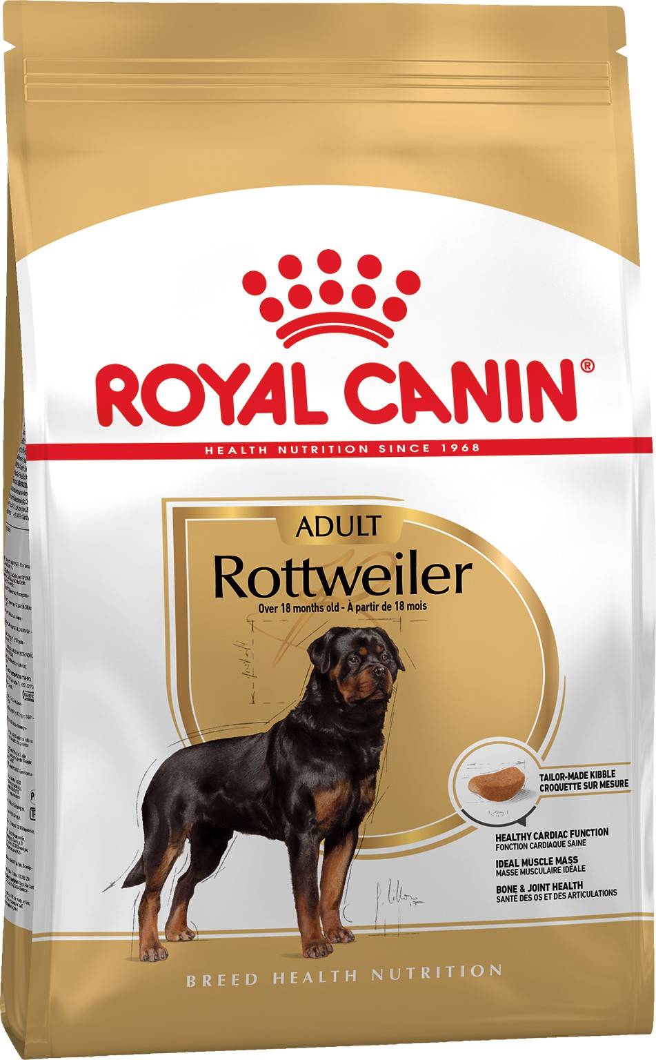 ROYAL CANIN ROTTWEILER ADULT – сухой корм для взрослых собак породы ротвейлер