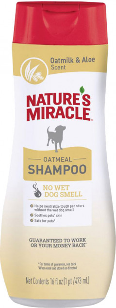 8in1 Nature's Miracle шампунь для собак з вівсяним молочком