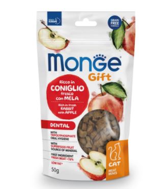 Monge Gift Meat Minis Cat Dental кролик з яблуком