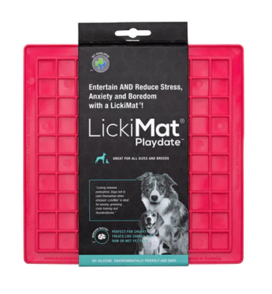 LickiMat Playdate - каучуковый коврик для медленного питания собак