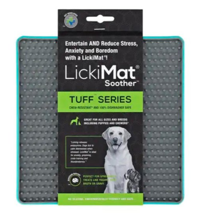 LickiMat Dog Soother Tuff – каучуковый коврик для медленного питания собак