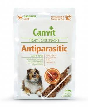 CANVIT ANTIPARASITIC – напіввологі вітамінізовані ласощі для дорослих собак