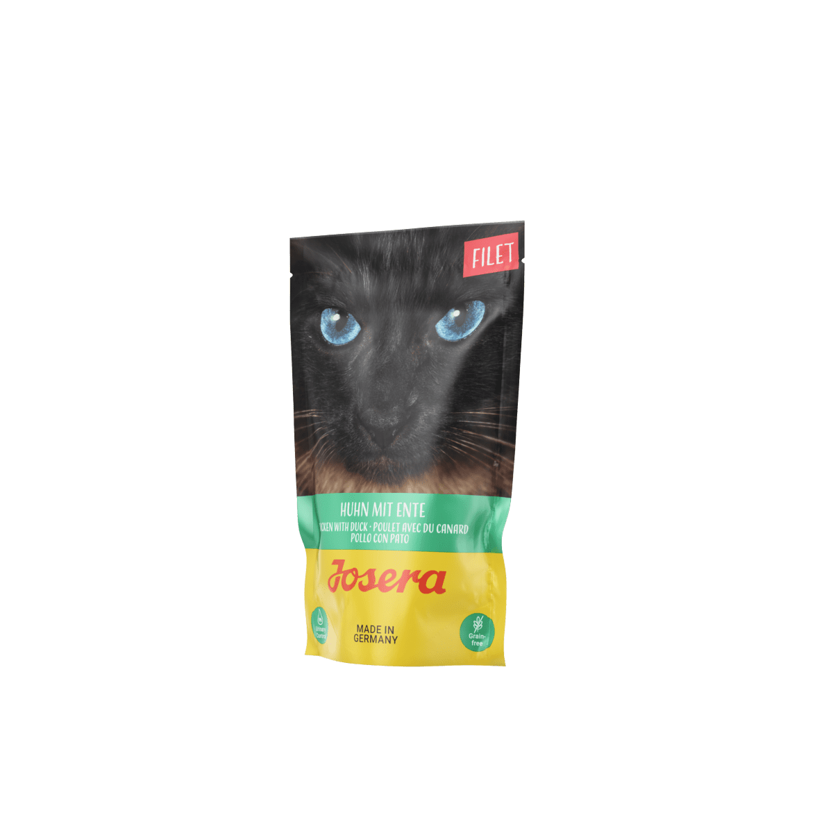 JOSERA Filet Huhn mit Ente - вологий корм шматочки у підливці зі смаком курки з качкою для дорослих котів