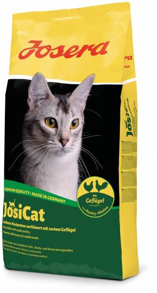  JosiCat Crunchy Poultry – сухой корм с курицей для взрослых котов