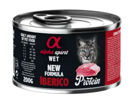 Alpha Spirit Iberian Pork for adult cats– влажный корм с иберийской свининой для взрослых кошек