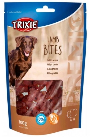 Trixie Premio Lamb Bites –  мягкие лакомства с ягненком для собак