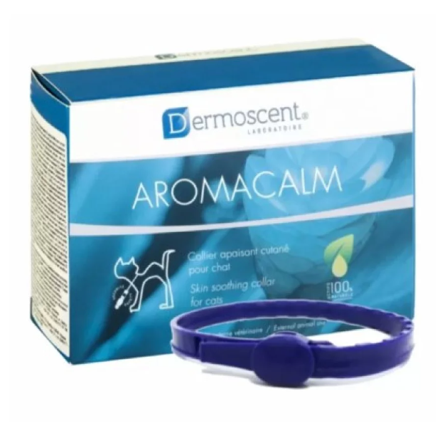 Dermoscent Aromacalm – нашийник для догляду за шкірою котів