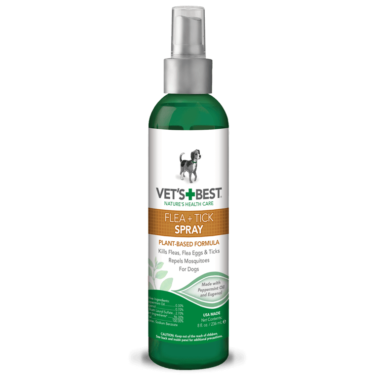 Vet's Best Flea+Tick Spray – спрей від бліх, кліщів і москітів для собак