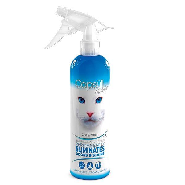 CAPSULL NEUTRALIZOR CAT&KITTEN – біоензимний засіб для видалення запаху і плям для котів