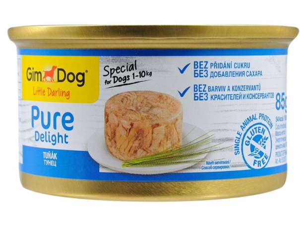 GimDog LD Pure Delight тунец – влажный корм с тунцом для собак миниатюрных пород