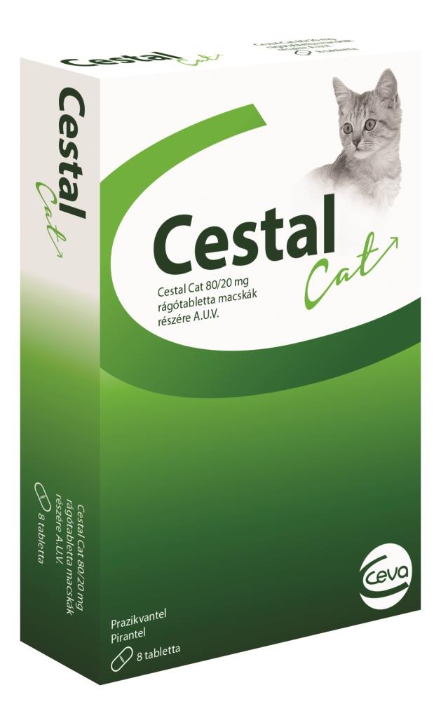 Cestal Cat – противогельминтные таблетки со вкусом печени для котов 