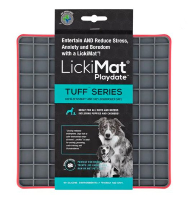 LickiMat Playdate Tuff - каучуковий килимок для повільного харчування собак