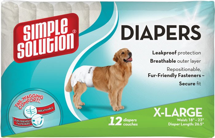 Simple Solution Disposable Diapers X-Large – пеленки для собак  крупных и гигантских пород