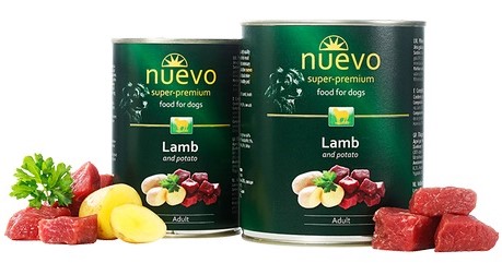 Nuevo Adult Lamb & Potato – консерви з ягням і картоплею для дорослих собак