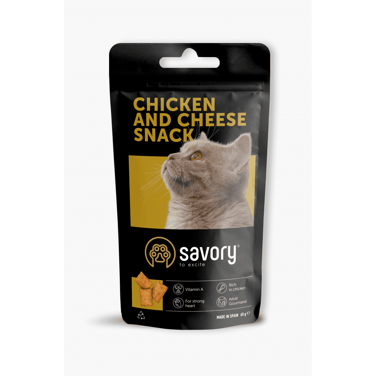 Savory Snack Chicken and Cheese - Ласощі з куркою та сиром для заохочення котів