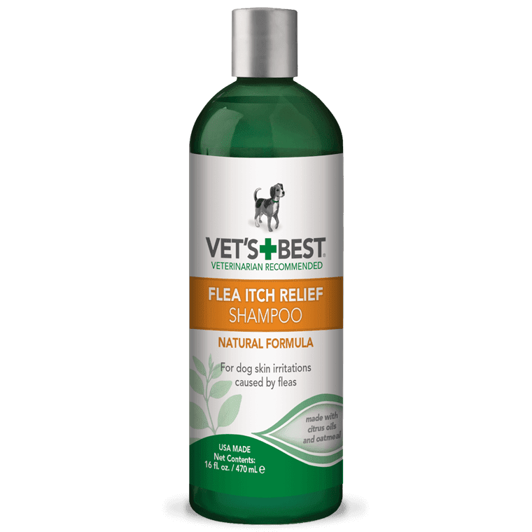 Vet's Best Flea Itch Relief Shampoo – успокаивающий шампунь от укусов блох для собак
