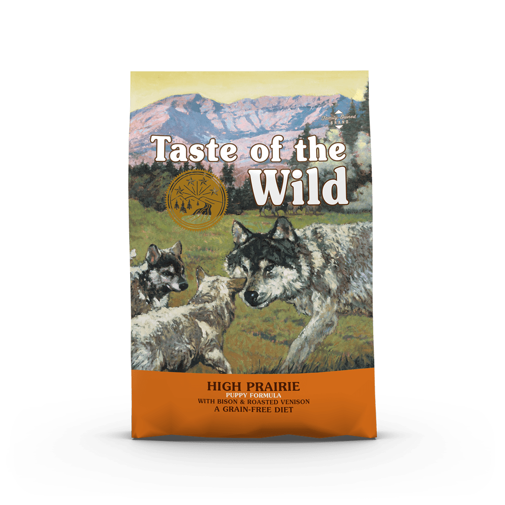 Taste of the Wild High Prairie Puppy Formula — сухой корм для для щенков всех пород с бизоном и запеченной косулей