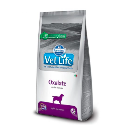 Farmina Vet Life Oxalate - це повнораціонний дієтичний корм для собак для скорочення утворення оксалатних, уратних і цистинових каменів. 