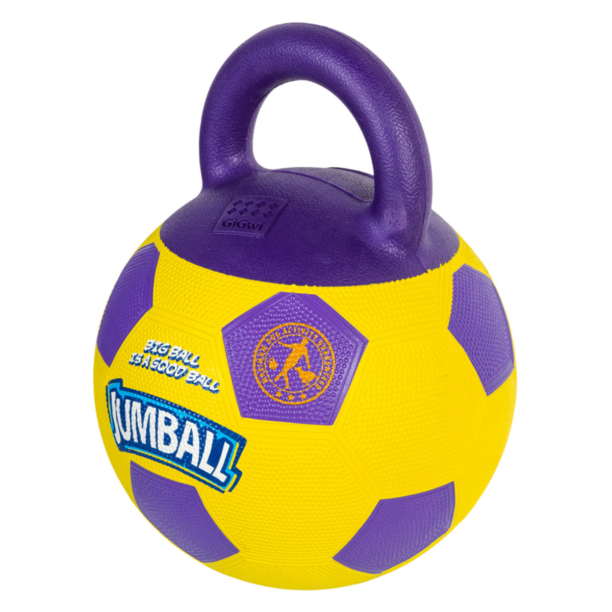 GIGWI BALL футбольный мяч с ручкой для собак 