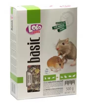  LoLo Pets for MOUSE and GERBIL - полнорационный корм для мышей и пещанок 