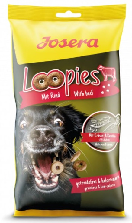 JOSERA Loopies Rind– лакомства с телятиной для собак