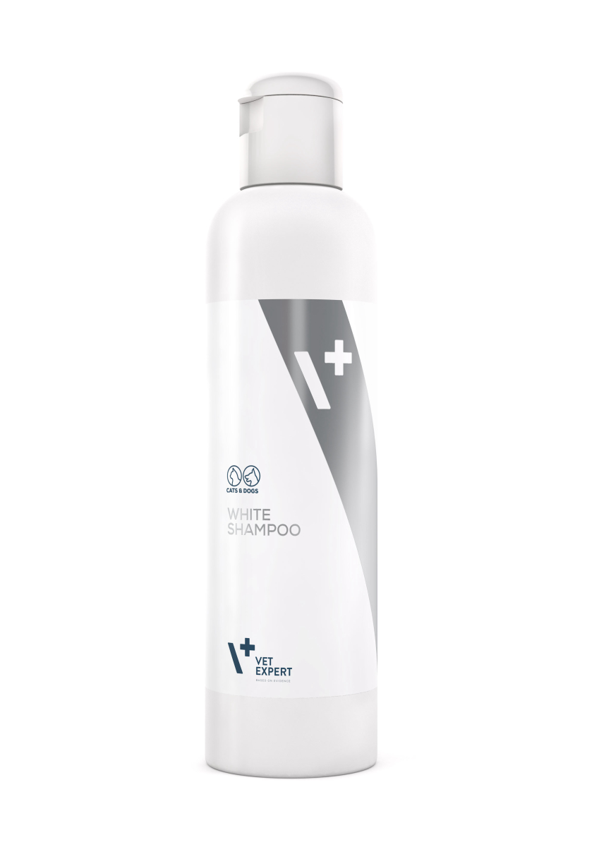 VetExpert White Shampoo – шампунь для котів і собак із світлим забарвленням шерсті