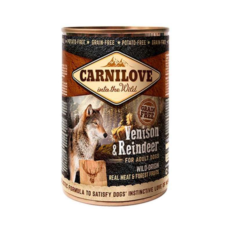 Carnilove Venison & Reindeer for Adult Dogs – консерва с м'ясом північного оленя для дорослих собак