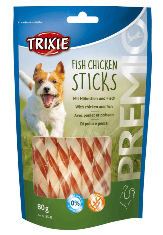 Trixie Premio Fish Chicken Sticks – ласощі Шматочки з куркою та рибою для собак