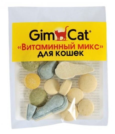 GimCat – «Витаминный микс» таблетки для кошек
