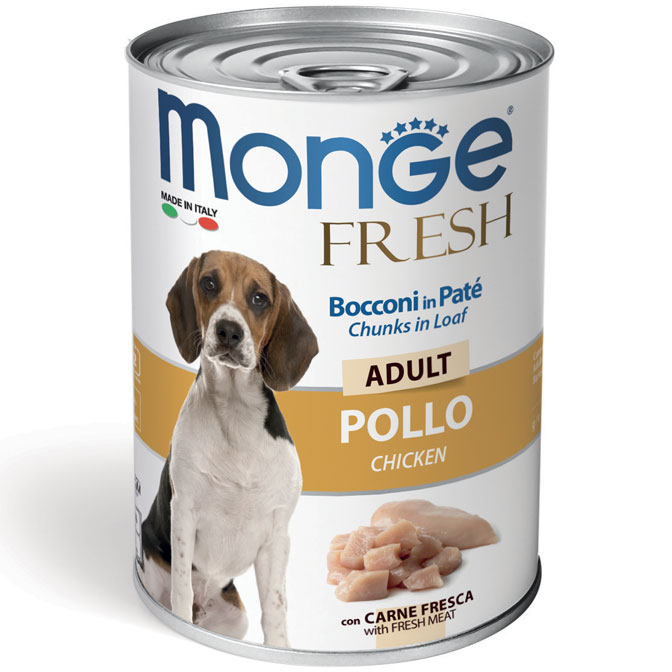 MONGE FRESH CHICKEN – консерви з куркою для собак