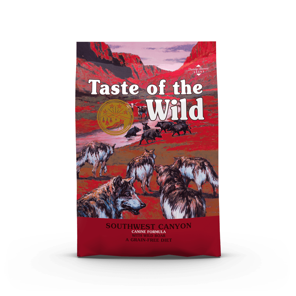 Taste of the Wild Southwest Canyon Canine Formula — сухой корм для собак всех пород и стадий жизни с диким кабаном