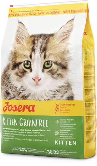 JOSERA KITTEN GRAINFREE – беззерновий сухий корм для кошенят і кішок в період вагітності і лактації