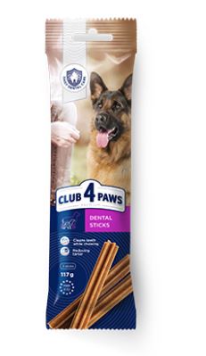 CLUB 4 PAWS PREMIUM DENTAL STICK - жувальна паличка для дорослих собак великих порід