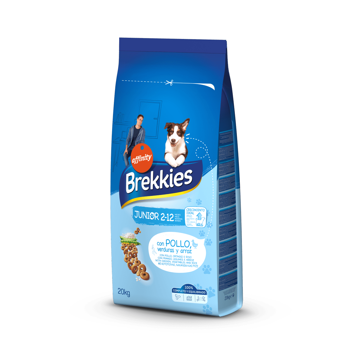 Brekkies Dog Junior – сухий корм для молодих собак з куркою