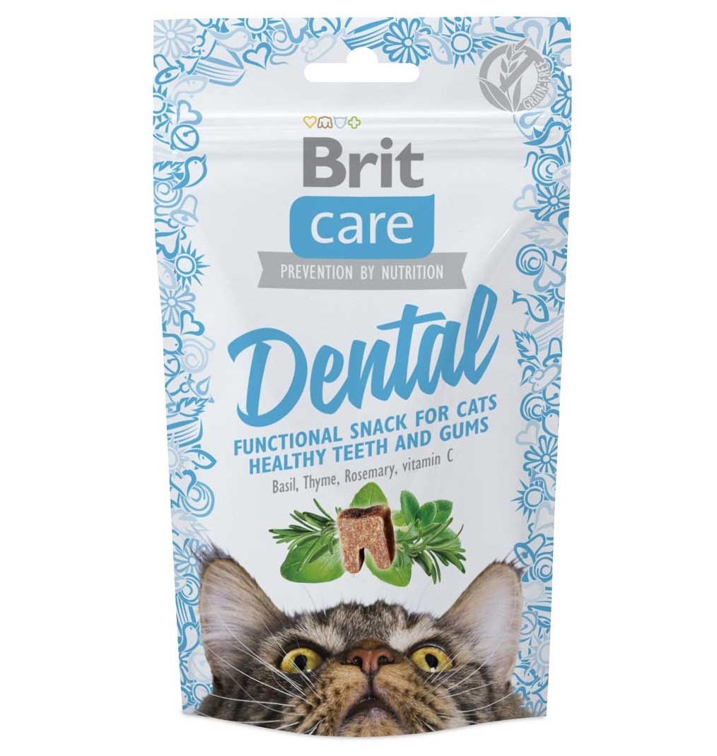 Brit Care Dental – полумягкие лакомства для котов